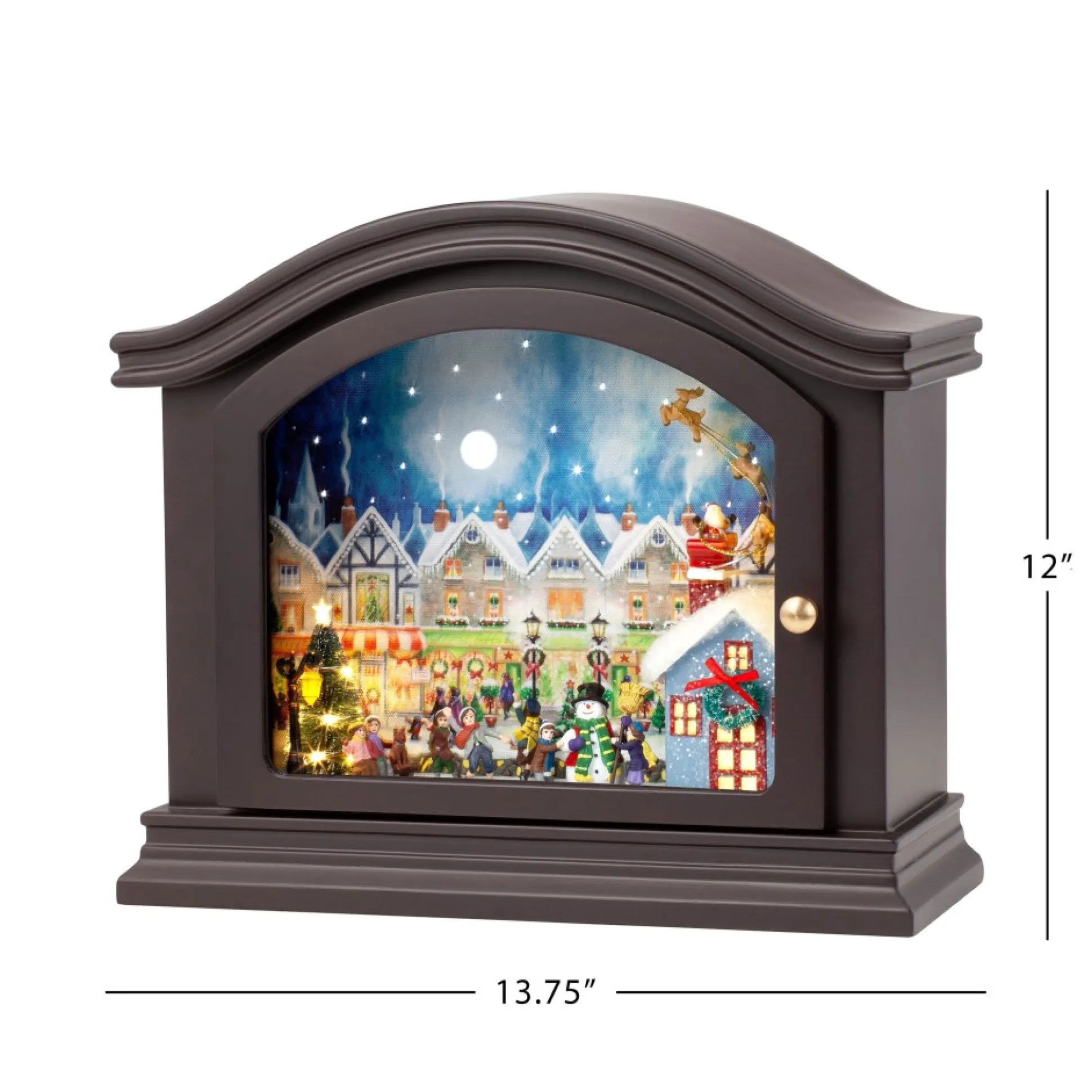 Discount Mr. Christmas 12" Animated Mantel Music Box