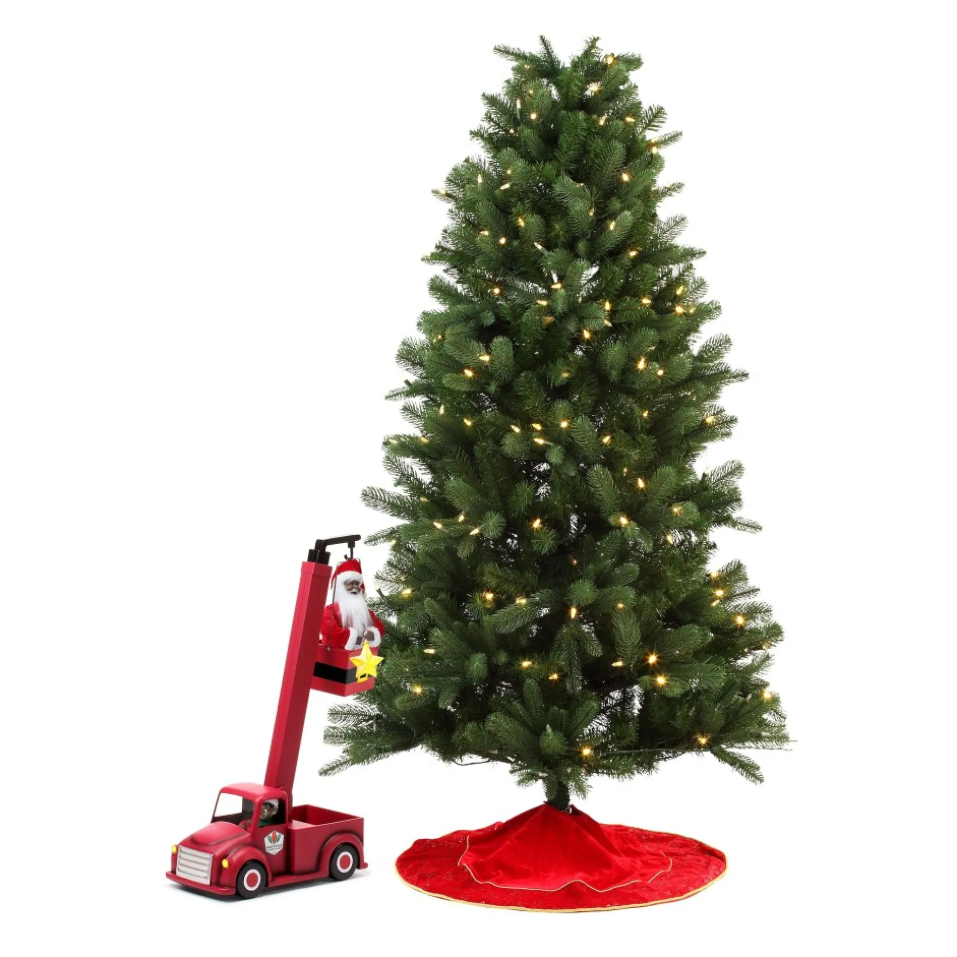 Sale Mr. Christmas 43" Animated North Pole Lighting Crew - Black Santa