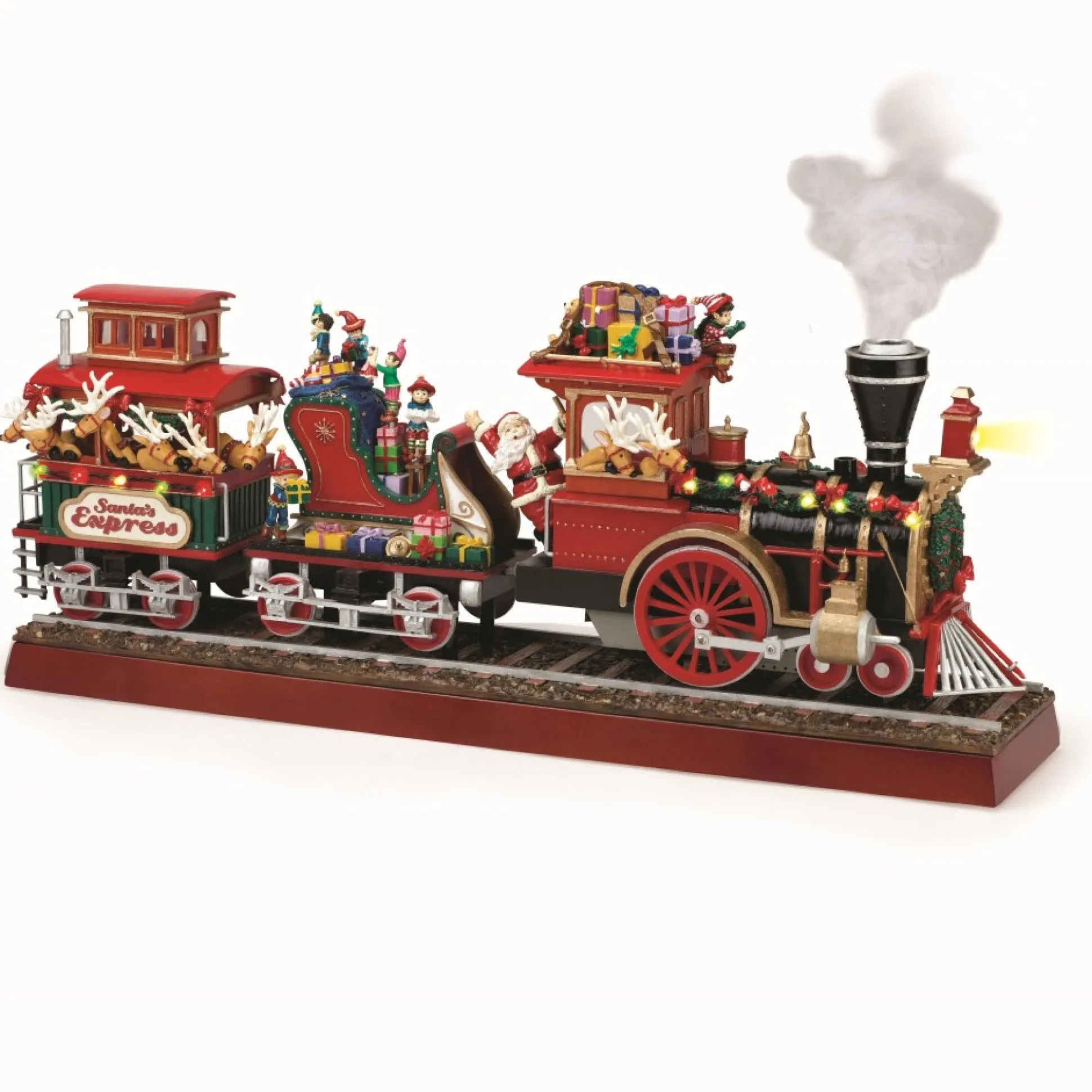 Cheap Mr. Christmas 16.75" Animated Santa's Express
