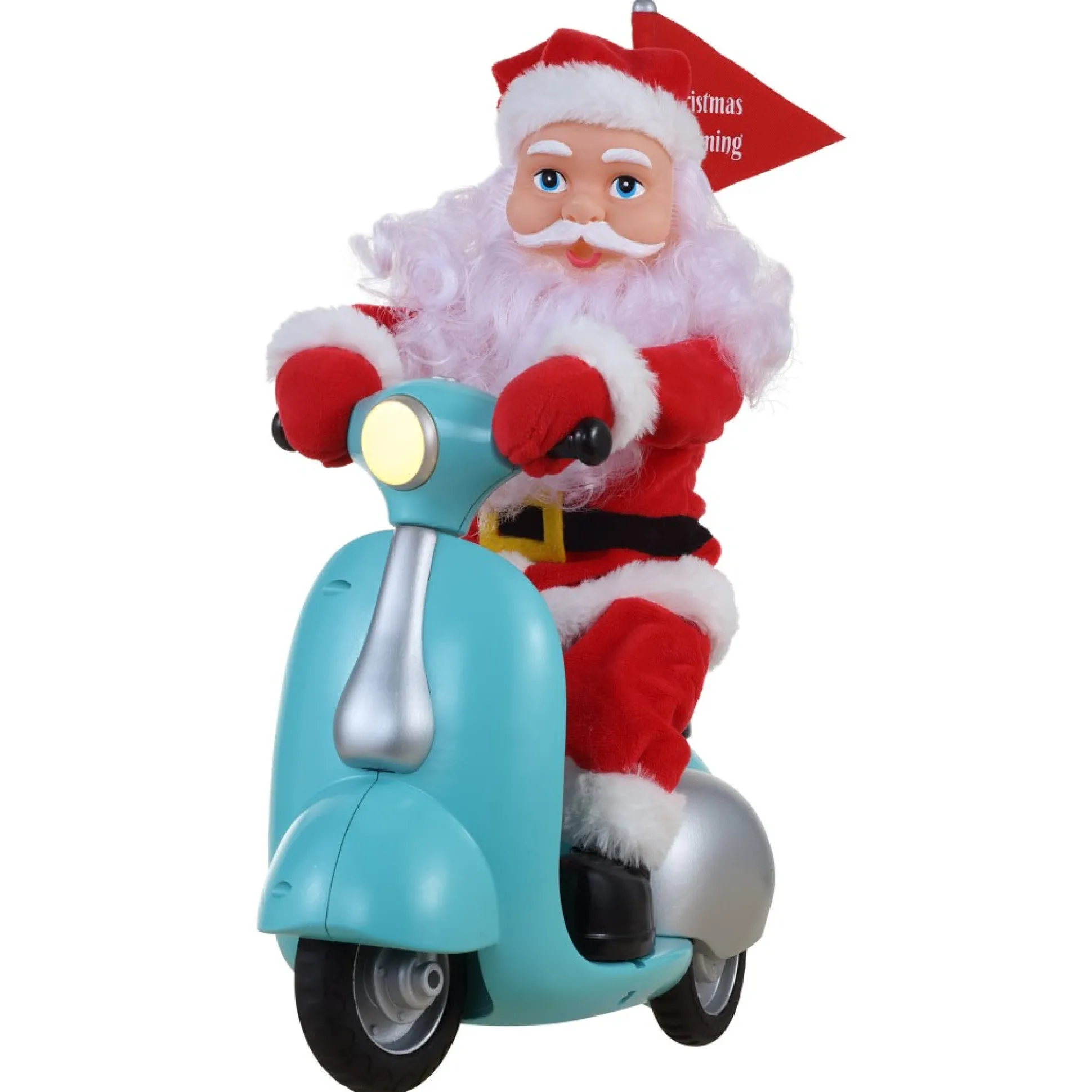 Best Mr. Christmas 14.5" Animated Scootin' Santa