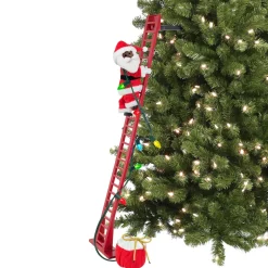 Best Mr. Christmas 43" Animated Super Climbing Black Santa