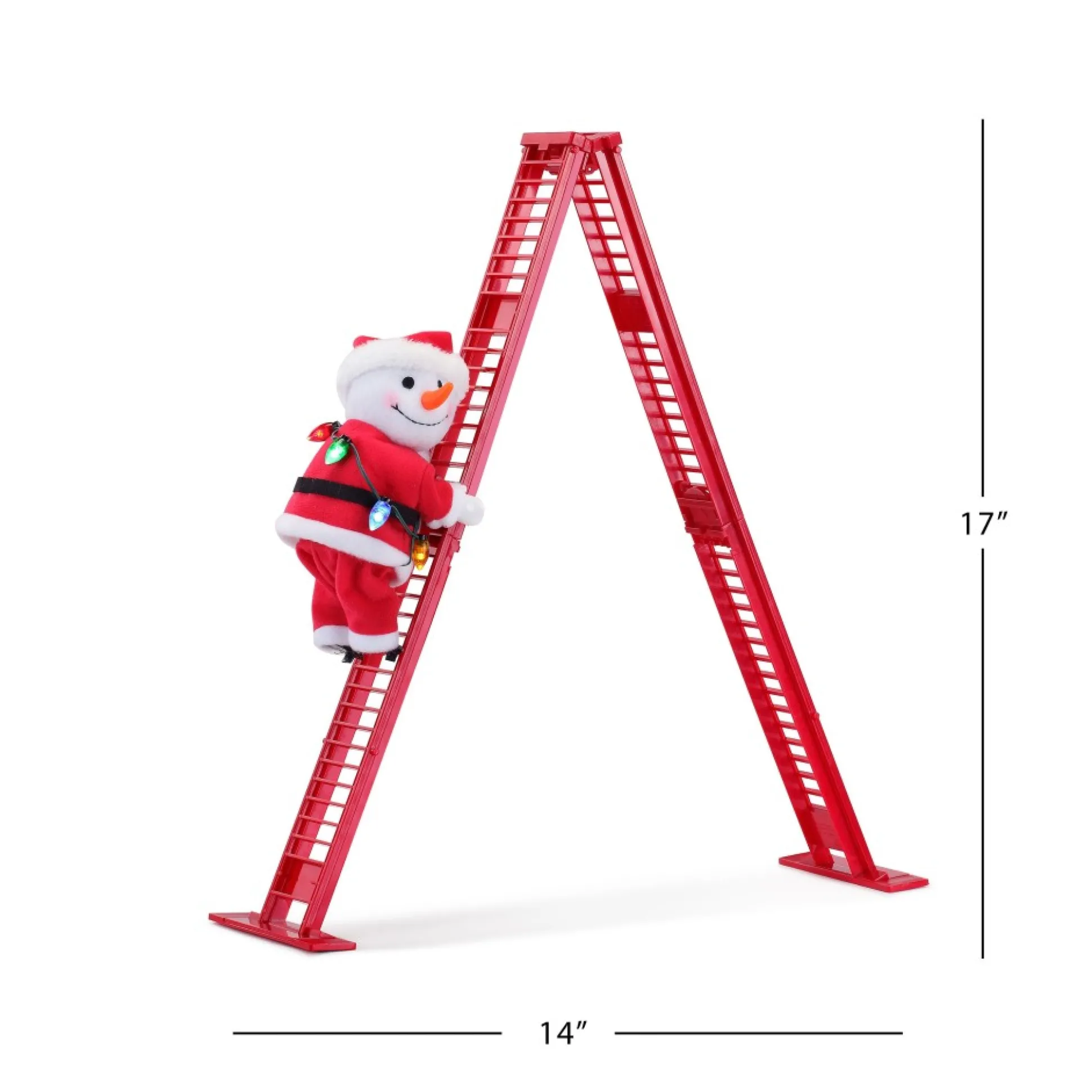 Best Mr. Christmas 17" Animated Tabletop Climbing Snowman