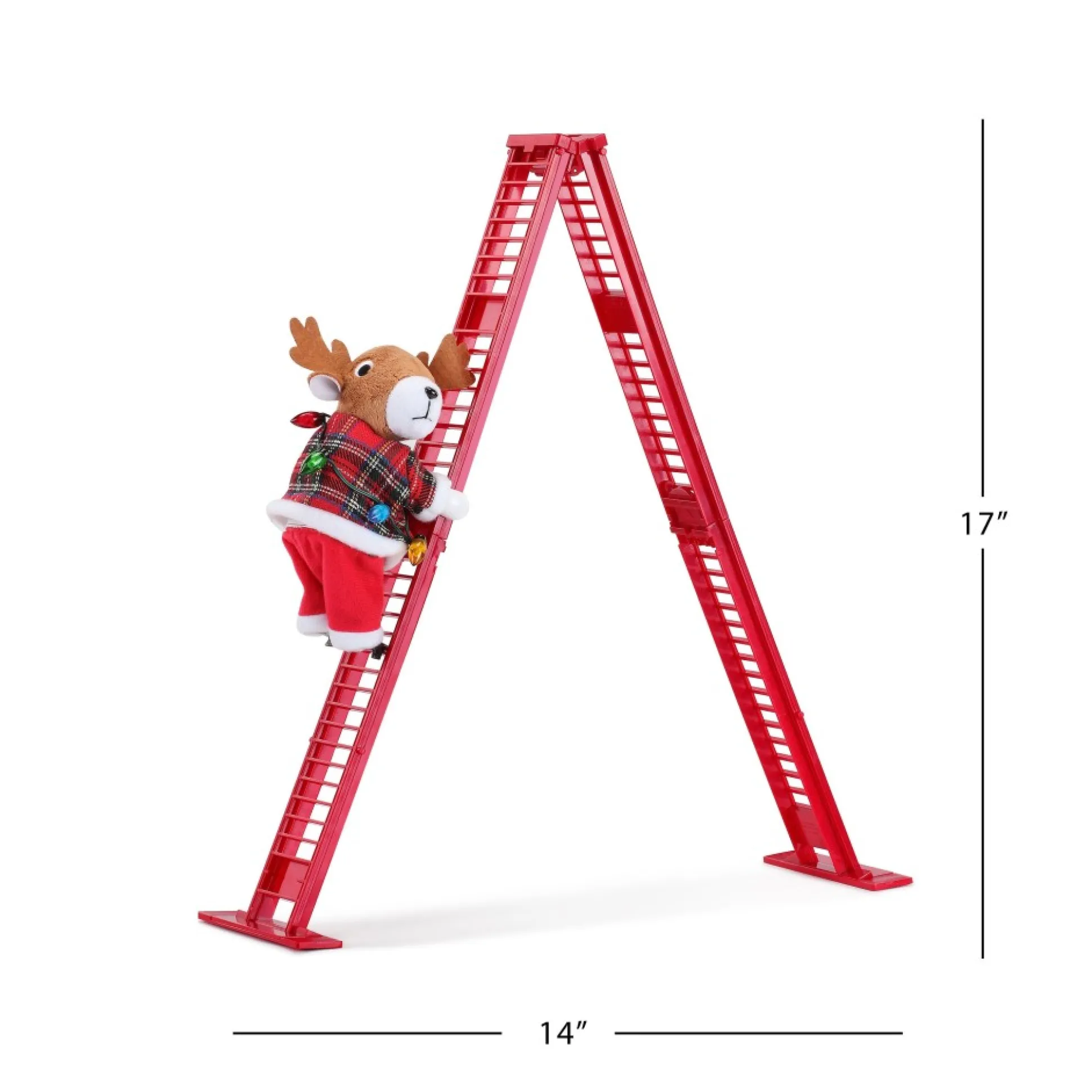 Discount Mr. Christmas 17" Animated Tabletop Climbing Reindeer