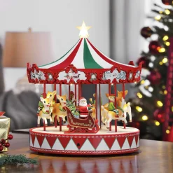 Flash Sale Mr. Christmas 14" Animated Vintage Carousel