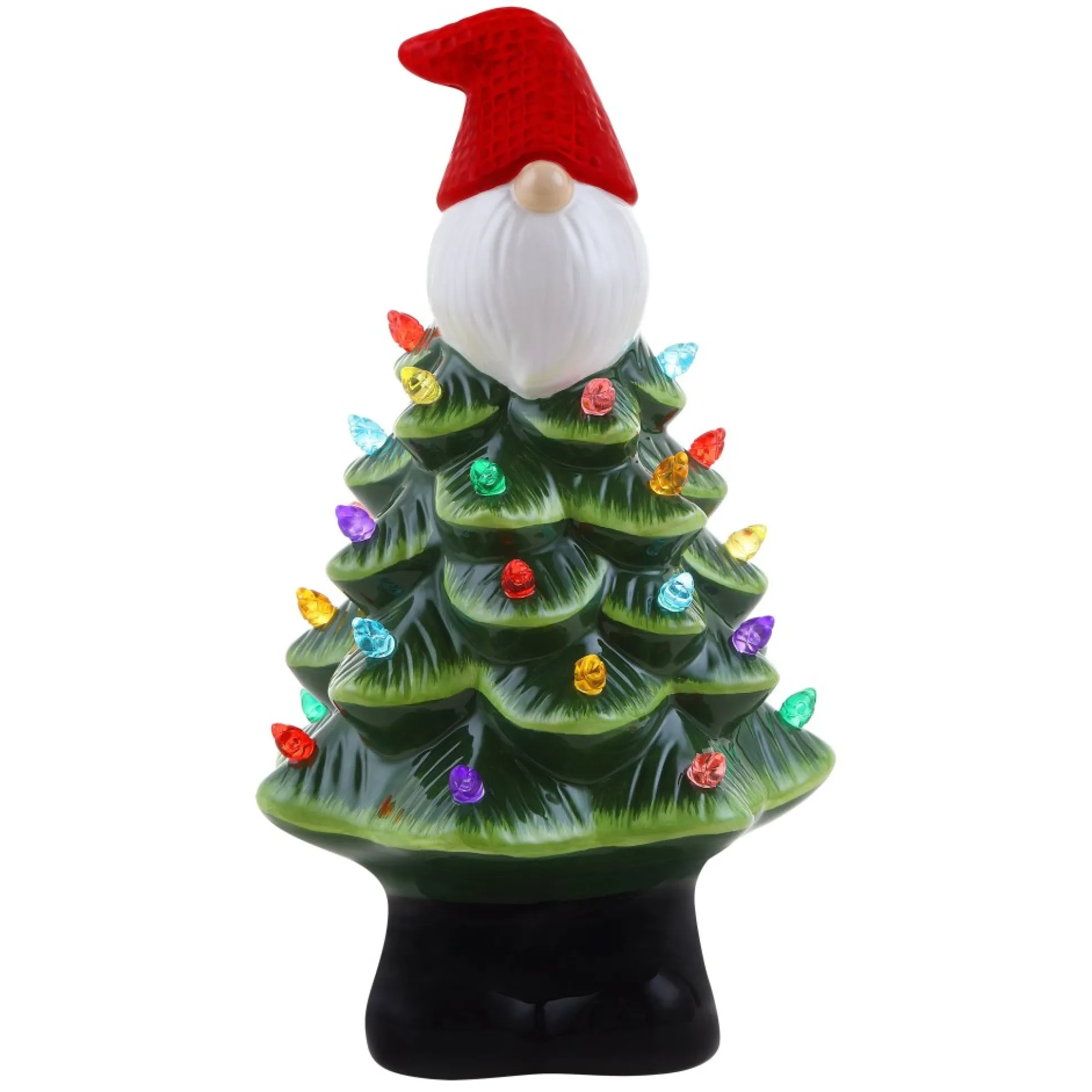 Clearance Mr. Christmas 8.5" Nostalgic Ceramic Gnome Tree