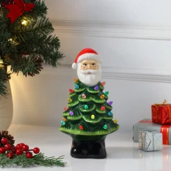 Sale Mr. Christmas 8.5" Nostalgic Ceramic Santa Tree