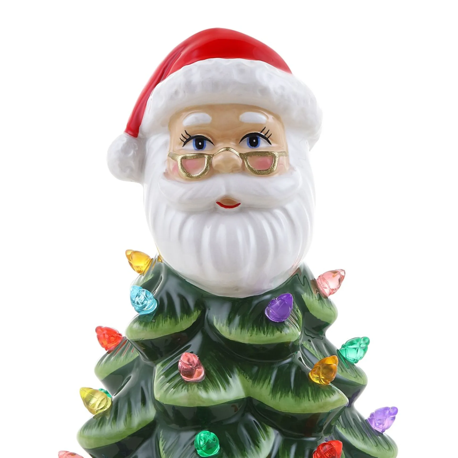 Fashion Mr. Christmas 8.5" Nostalgic Ceramic Santa Tree