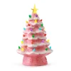 Best Sale Mr. Christmas 12" Nostalgic Ceramic Tree - Pink