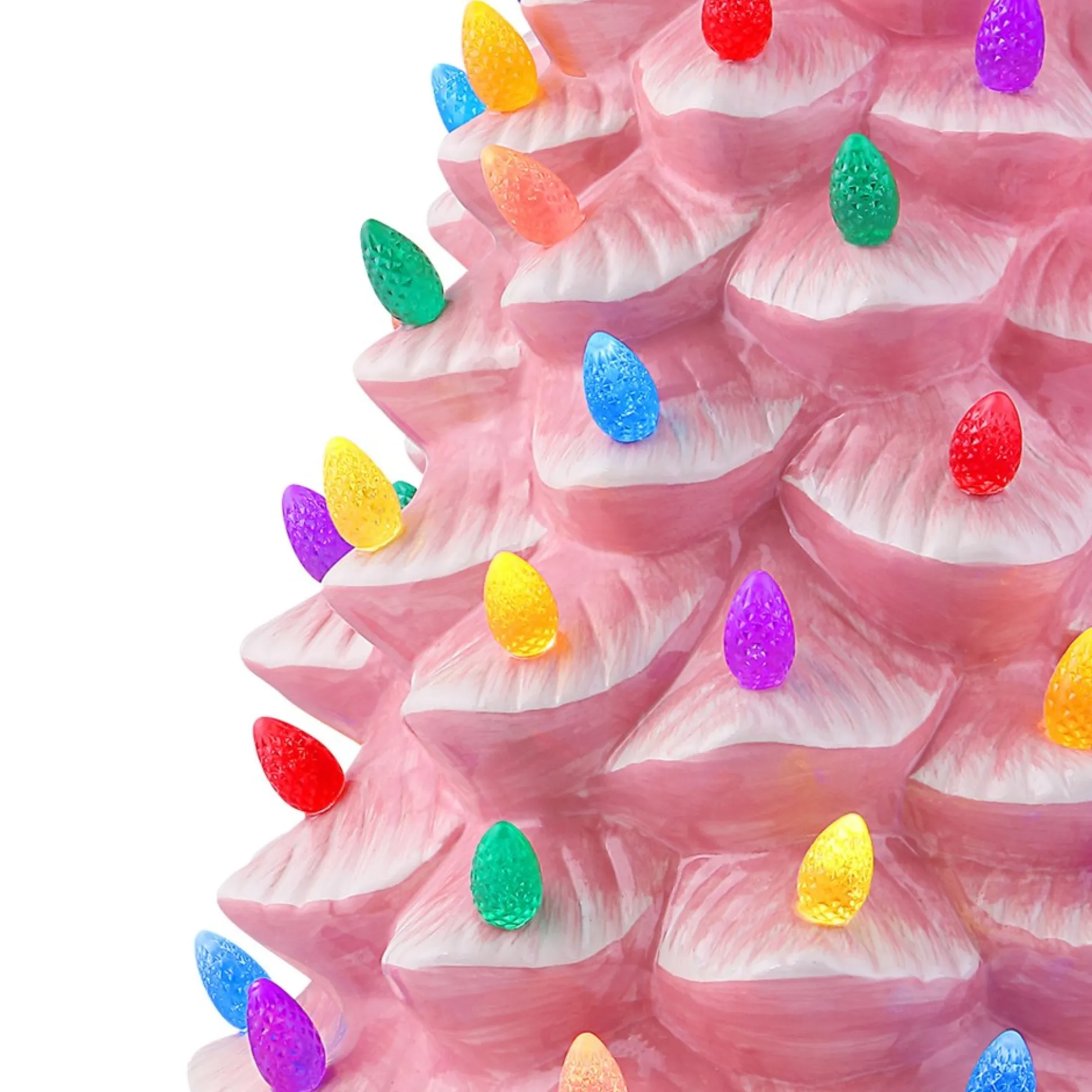 New Mr. Christmas 24" Nostalgic Ceramic Tree - Pink