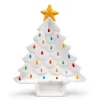 Sale Mr. Christmas 14.25'' Nostalgic Ceramic Tree Dip Platter - White
