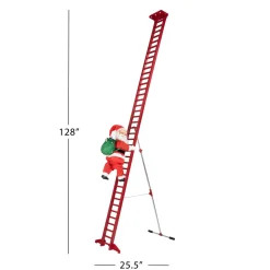 Best Sale Mr. Christmas 10' Outdoor Animated Super Climbing Santa