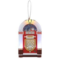 Sale Mr. Christmas 4.9" Retro Jukebox Ornament - White