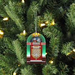 Clearance Mr. Christmas 4.9" Retro Jukebox Ornament - Green
