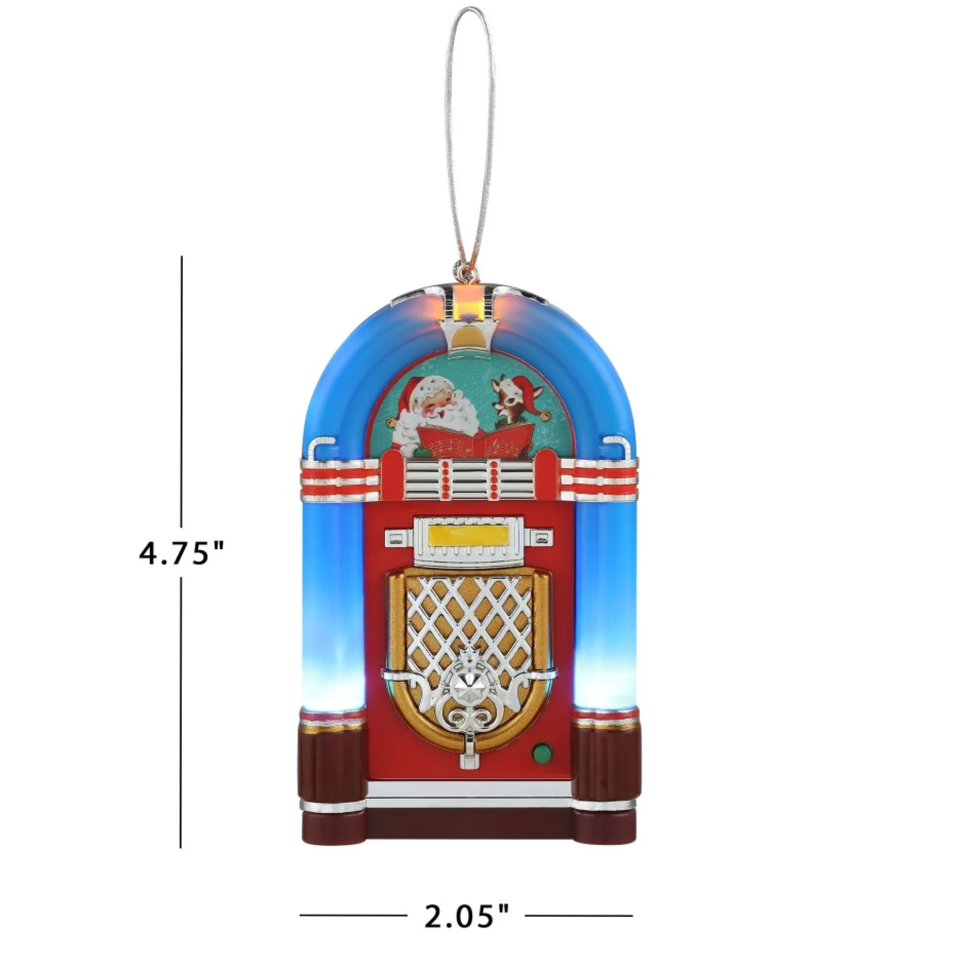 Cheap Mr. Christmas 4.9" Retro Jukebox Ornament - Blue