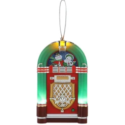 Fashion Mr. Christmas 4.9" Retro Jukebox Ornament - Green