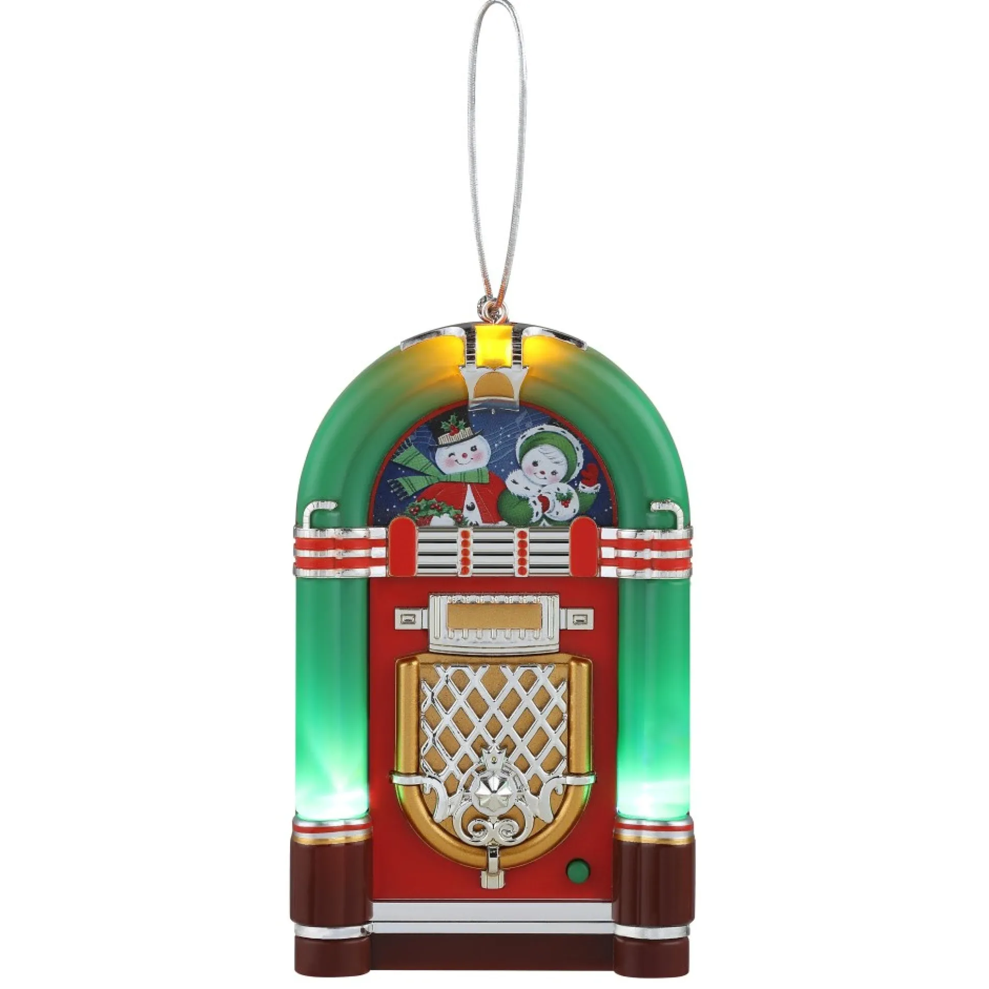 Fashion Mr. Christmas 4.9" Retro Jukebox Ornament - Green