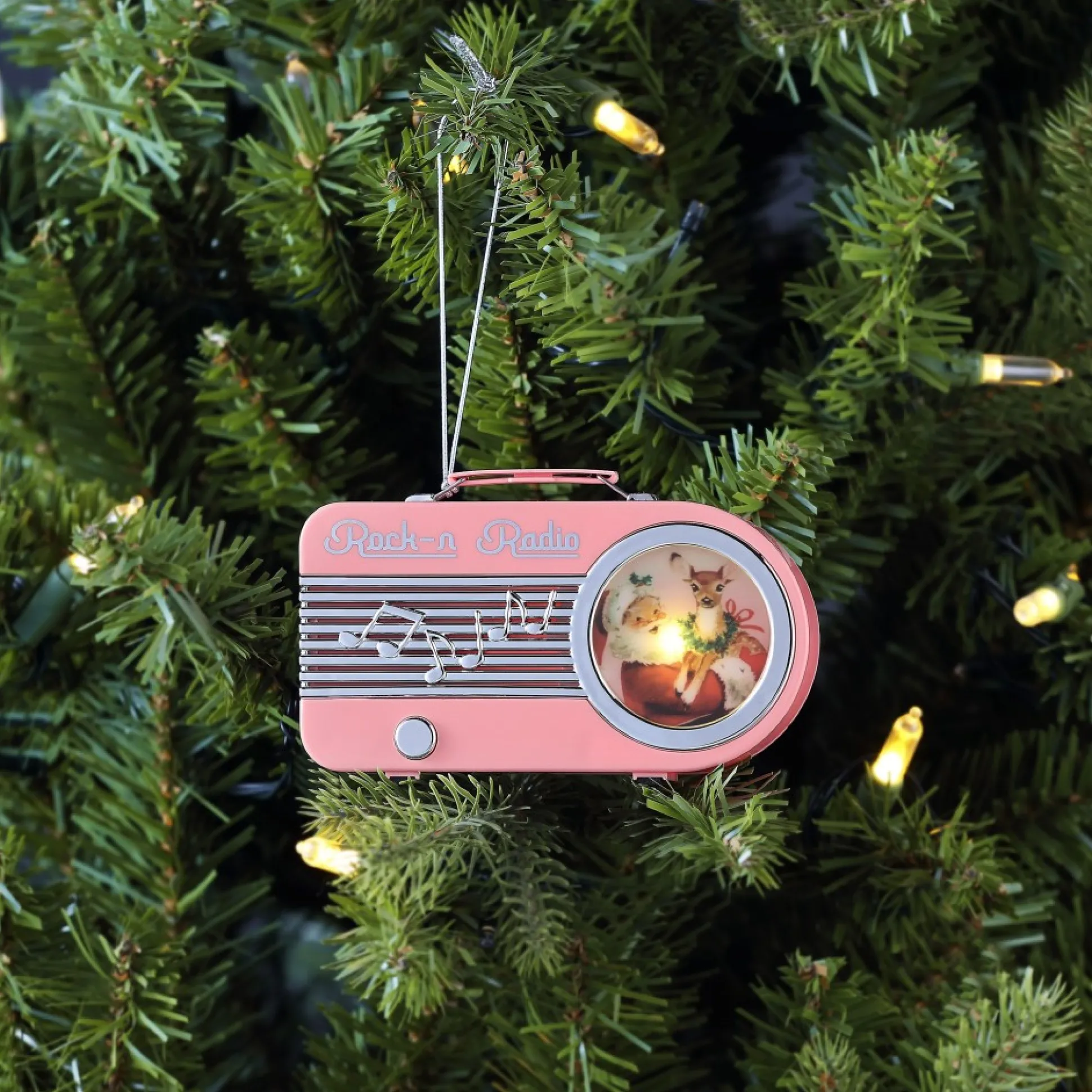 Shop Mr. Christmas 4.75" Retro Radio Ornament - Pink