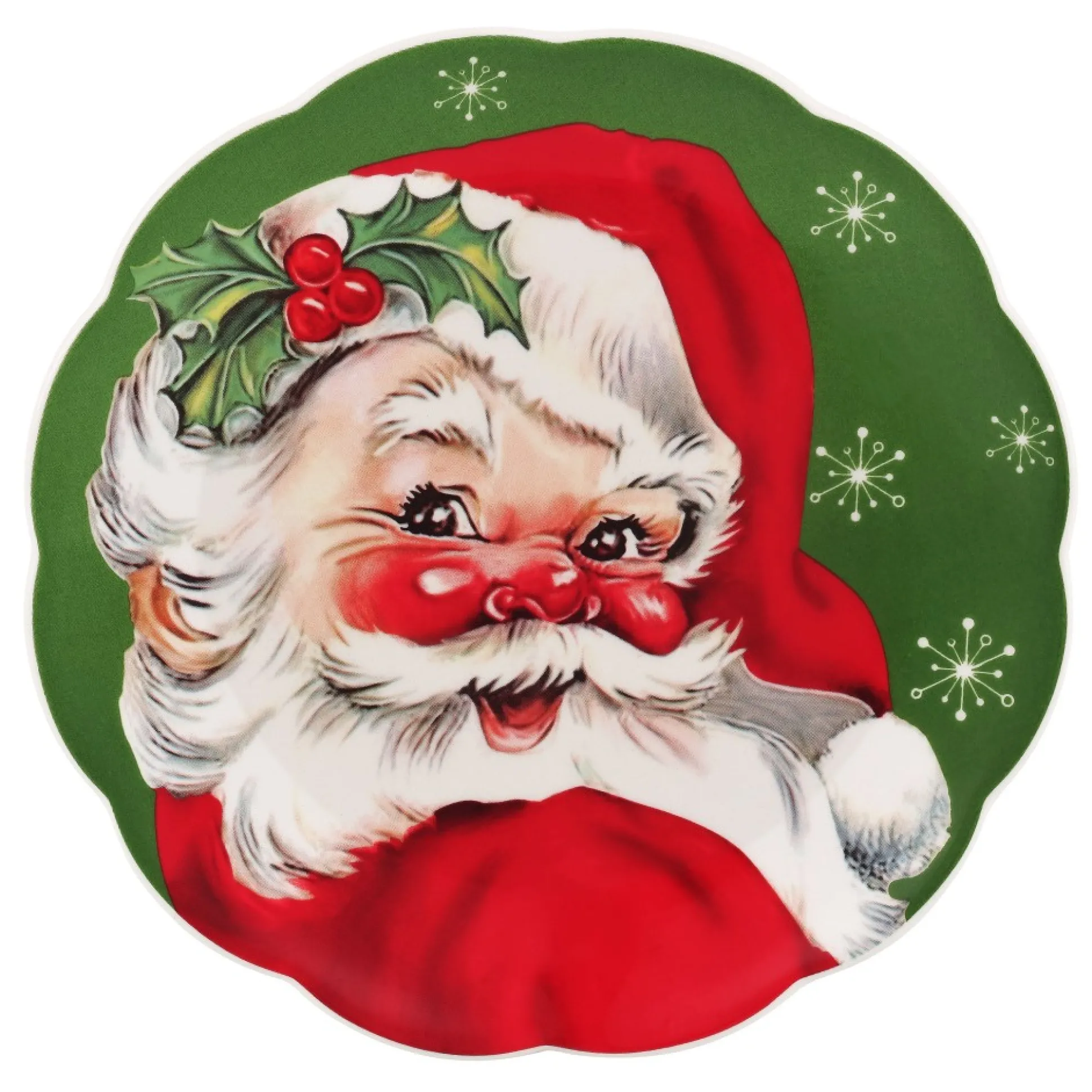 Online Mr. Christmas 8.5" Set Of 4 Nostalgic Ceramic Plates