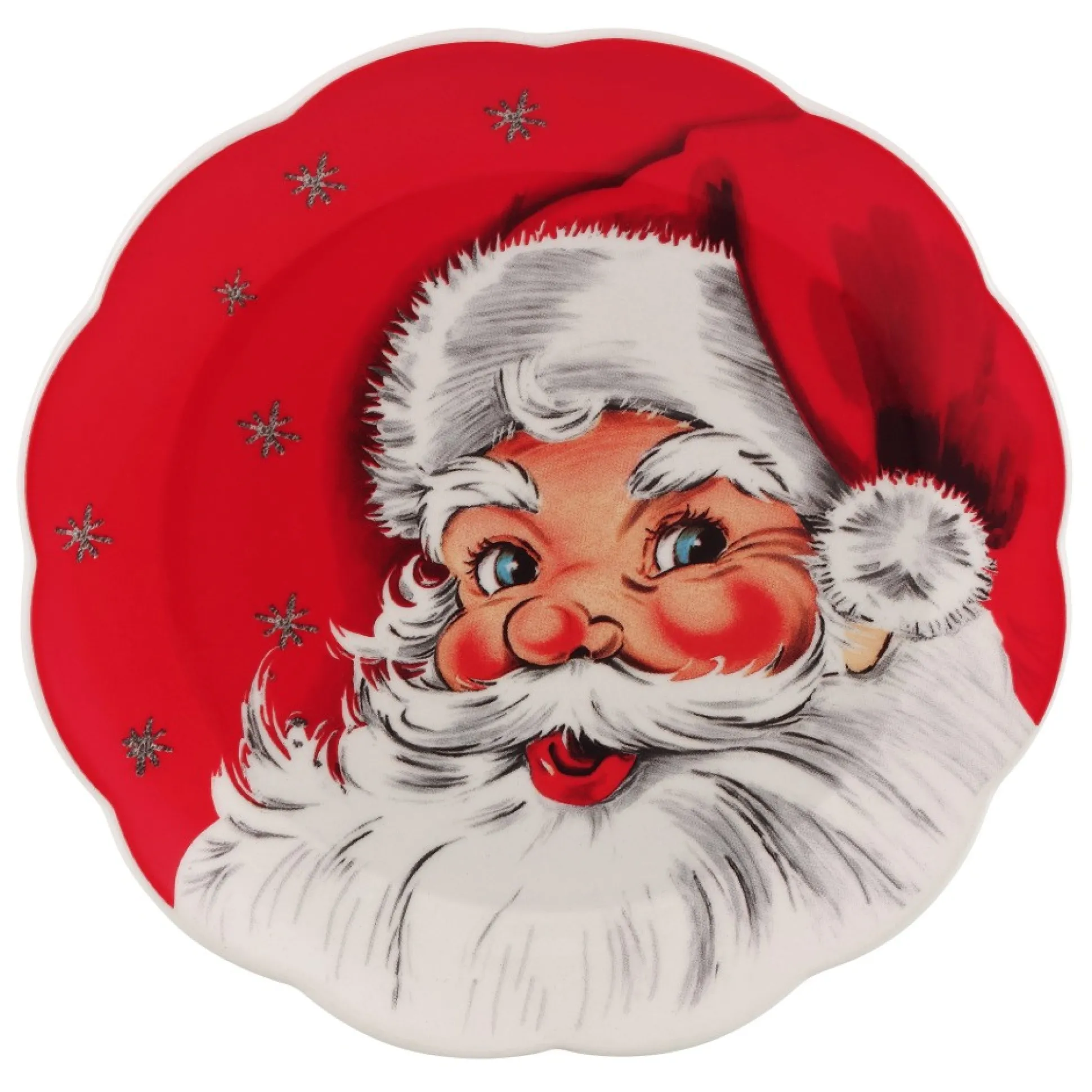 Online Mr. Christmas 8.5" Set Of 4 Nostalgic Ceramic Plates