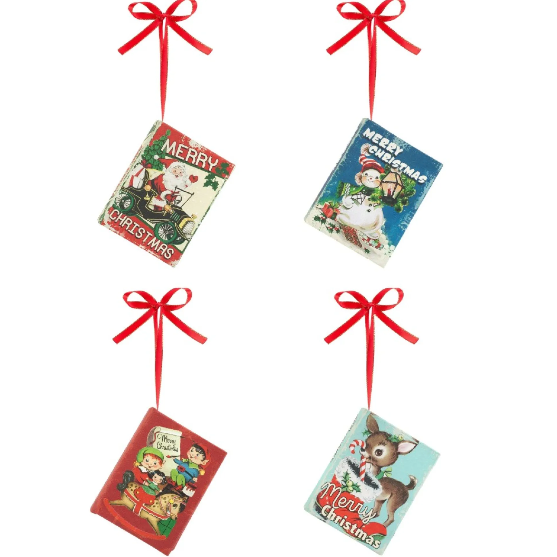 Store Mr. Christmas 3.75" Set Of 4 Nostalgic Musical Songbooks