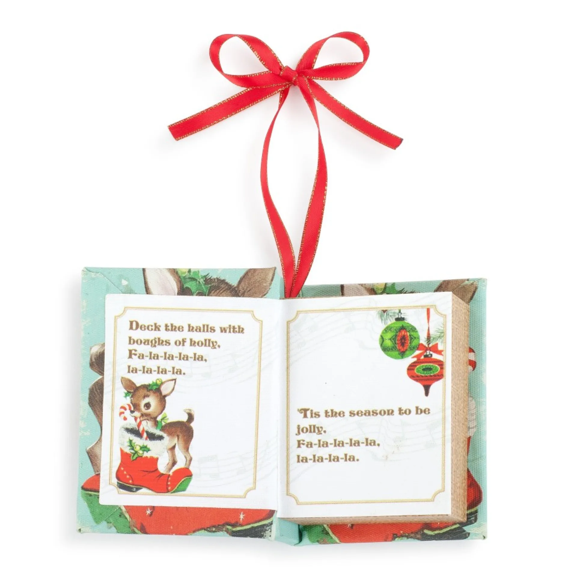 Store Mr. Christmas 3.75" Set Of 4 Nostalgic Musical Songbooks