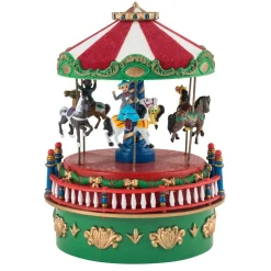 Hot Mr. Christmas Mini Carnival Music Box - Carousel