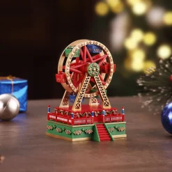 New Mr. Christmas Mini Carnival Music Box - Ferris Wheel