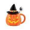 Best Sale Mr. Christmas Mr. Halloween Lidded Jack-O-Lantern Mug With Spoon