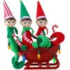 Best Sale Mr. Christmas Musical Tabletop Elves In Sleigh