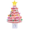 Sale Mr. Christmas Nostalgic Ceramic Tree Nightlight - Pink
