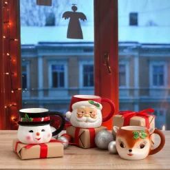 Flash Sale Mr. Christmas 16Oz Nostalgic Ceramic Santa Mug